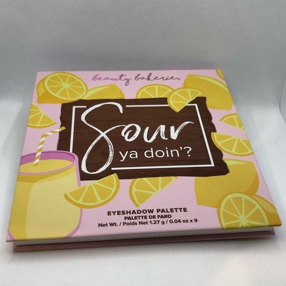 Beauty Bakerie Sour Ya Doin? Warm Toned Eyeshadow Palette Matte Shimmer - Picture 3 of 7